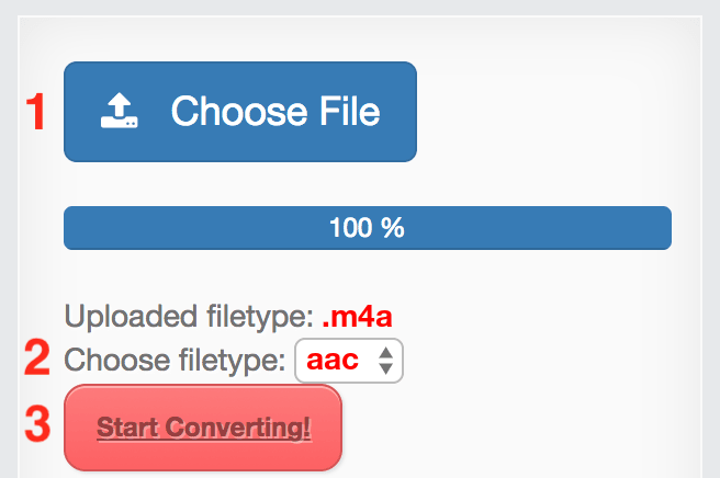 How to convert M4A files online to AAC